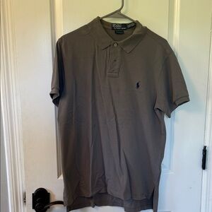 Polo by Ralph Lauren Men's Charcoal Polo Shirt